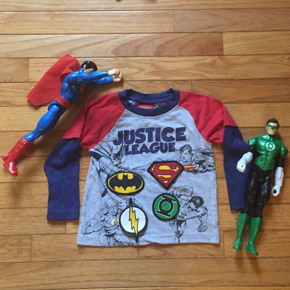 Superhero Velcro Patch T shirt