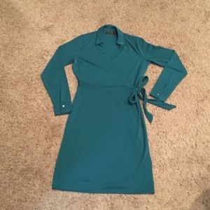 Sold-Size medium long sleeve wrap dress