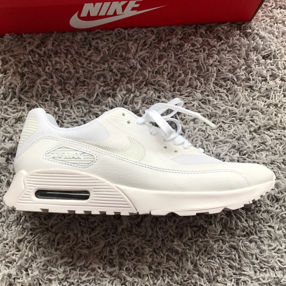 Nike Women's White Air Max 90 Ultra 2.0 Size 8.5 - Picture 4 of 8