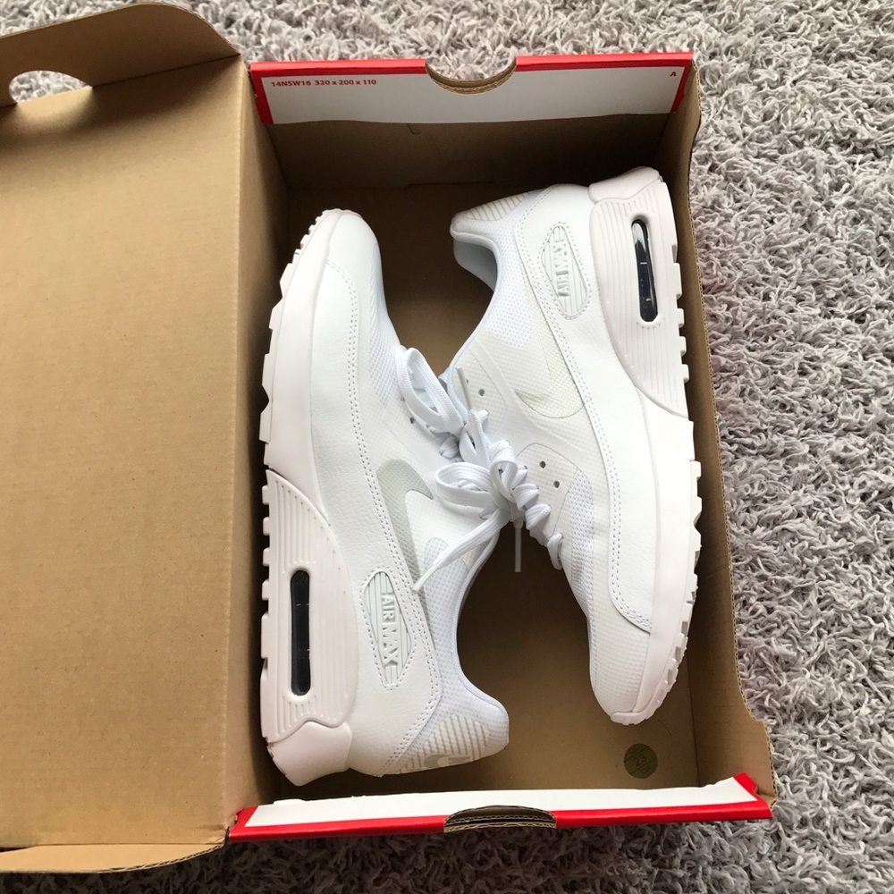 Nike Women's White Air Max 90 Ultra 2.0 Size 8.5 - Picture 6 of 8