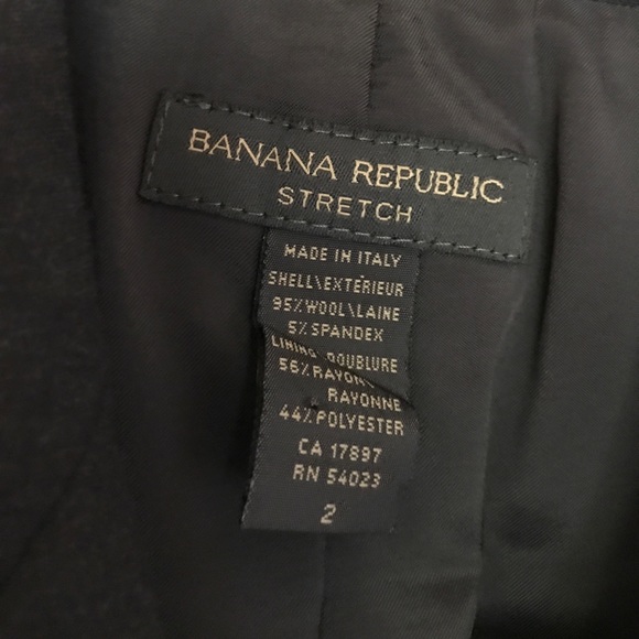 Banana Republic Charcoal Gray Boyfriend Blazer - Picture 3 of 3