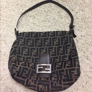 Authentic Fendi shoulder handbag