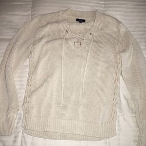 Gap Lace-up Sweater