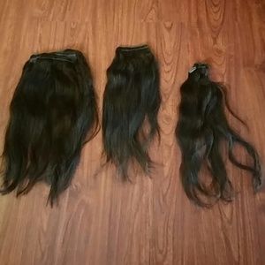 Clip on hair extensions