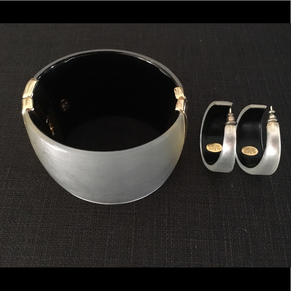 Alexis Bittar Bracelet Cuff and Earrings