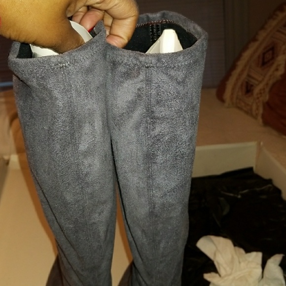 Grey Stretch boots - Picture 5 of 6