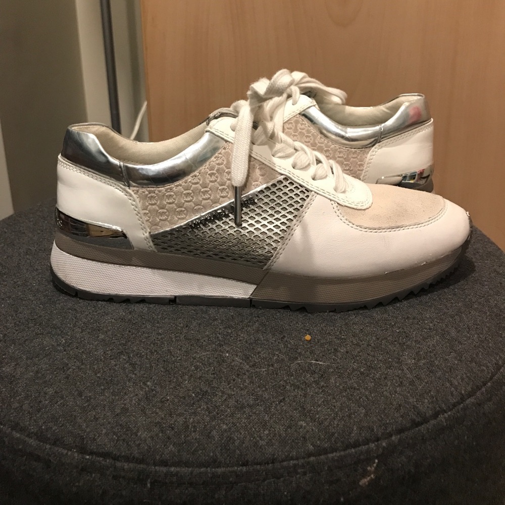 Michael Kors White Tennis Shoes