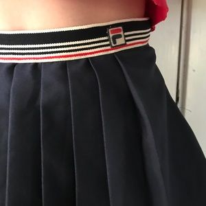 fila x UO skirt
