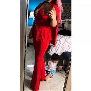 Elegant red set