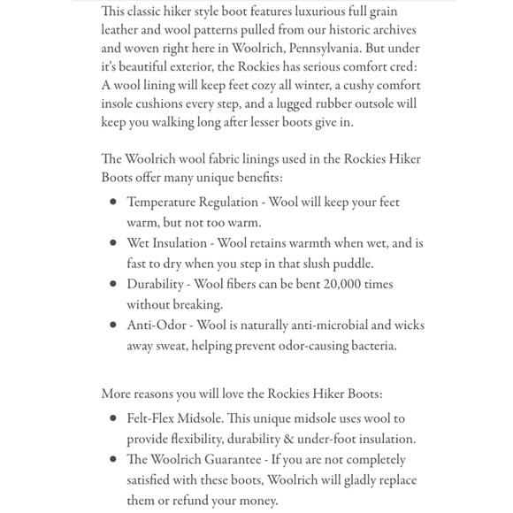 Woolrich Rockies Boots - Picture 4 of 4