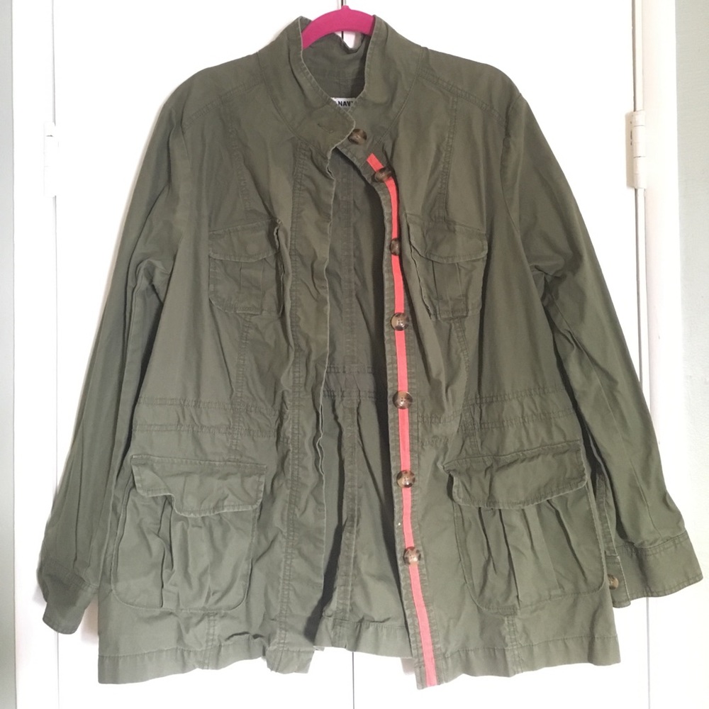 Old Navy XL Olive Green Anorak Jacket