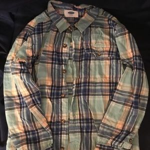 Boys plaid button up