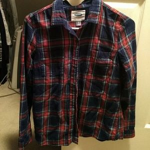 Light weight, plaid flannel shirt