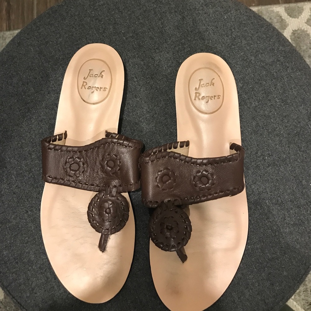 Jack Rogers Brown Classic FlipFlop