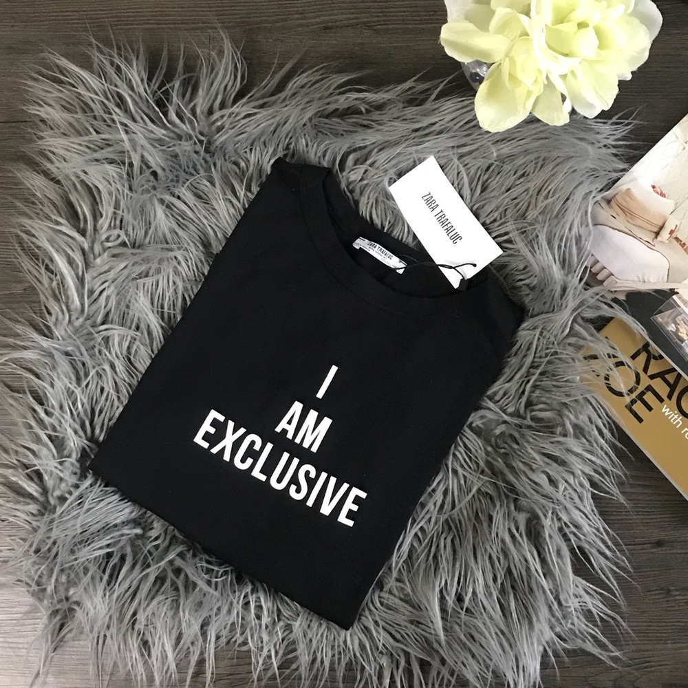 Zara (I AM EXCLUSIVE) T- Shirt!🎉🙌🏾💗