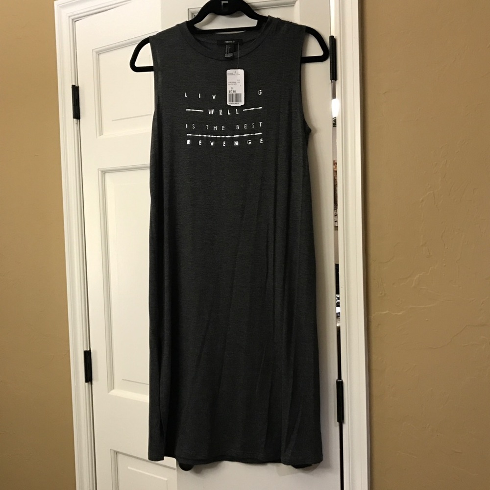 F21 tunic with side vents sz s