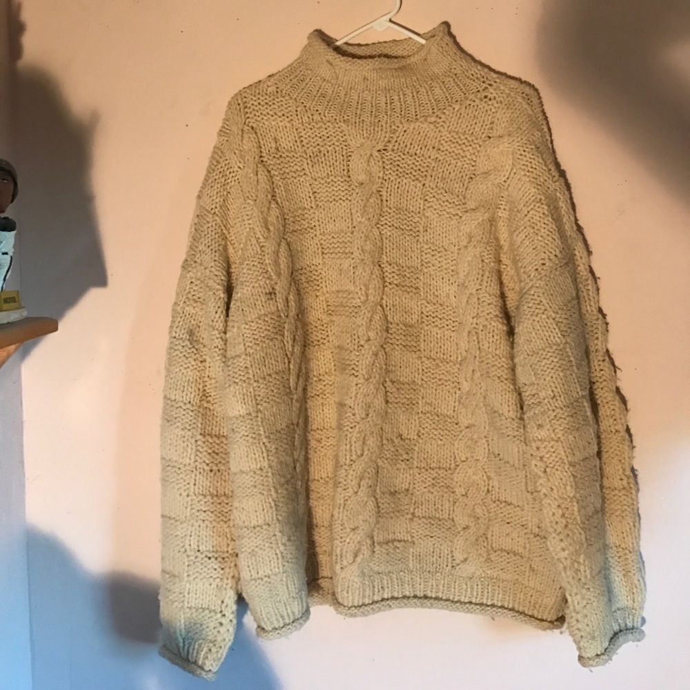 100% wool sweater