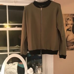 NWOT Boohoo Olive Jacket