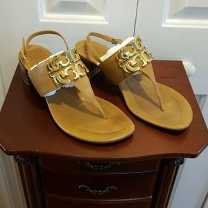 Tory Burch sling back sandals!