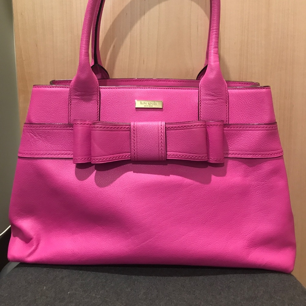 Kate Spade Hot Pink Bow Bag