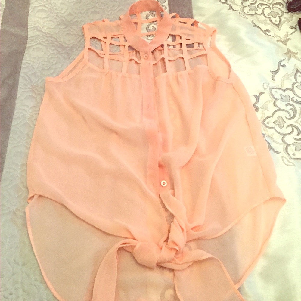 Pink blouse