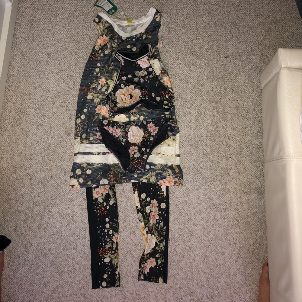 BATHING SUIT LEGGING AND COVER UP SET FROM RIO