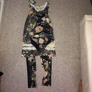 BATHING SUIT LEGGING AND COVER UP SET FROM RIO