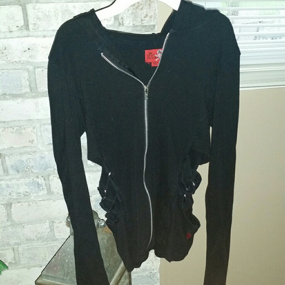 Black zip up