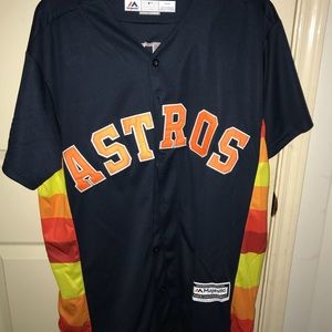 Astros postseason jersey cool base