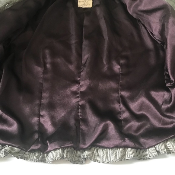 Tulle Double Breasted Blazer with Ruffles- S - Picture 6 of 8