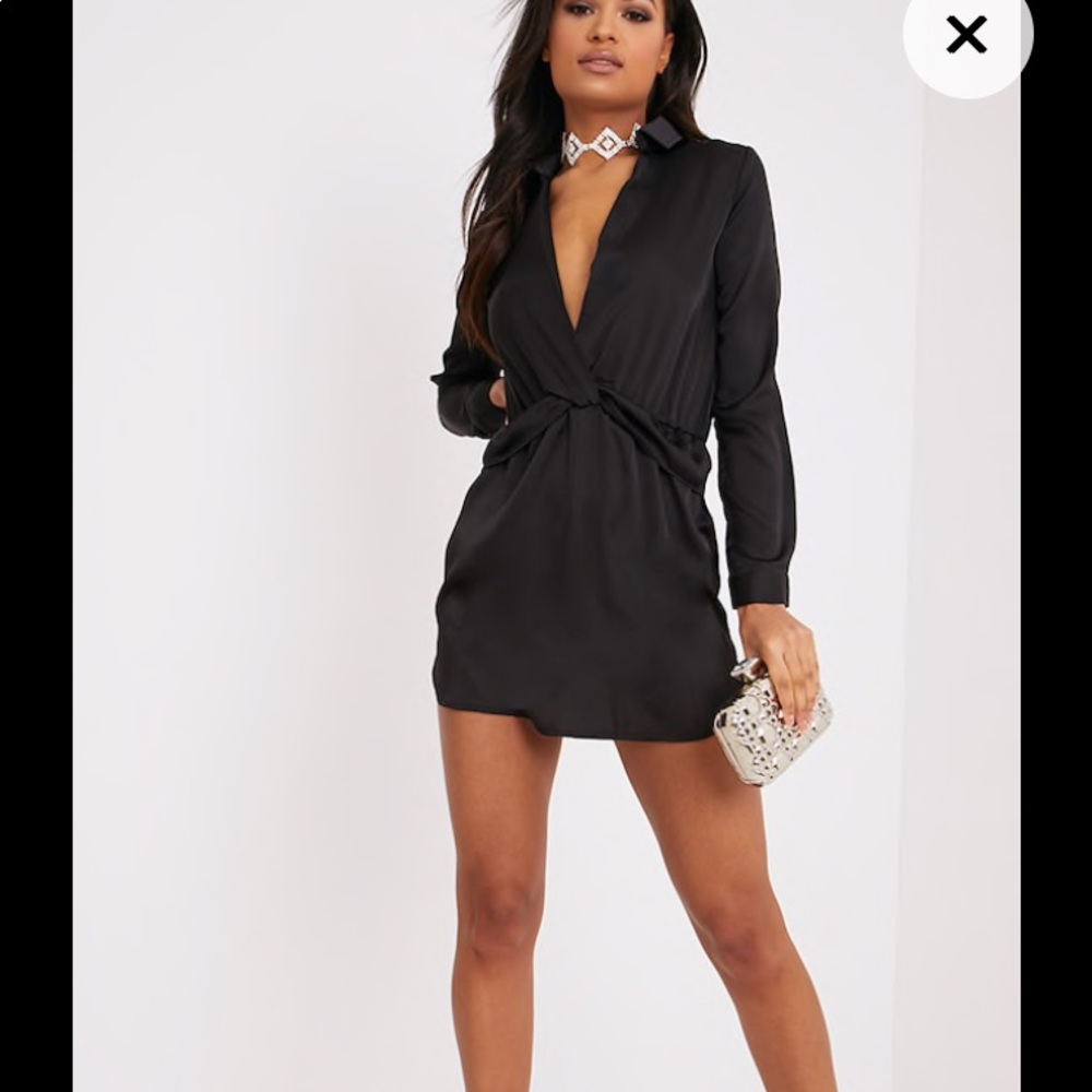 Pretty little thing Kataleya satin dress