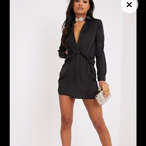 Pretty little thing Kataleya satin dress