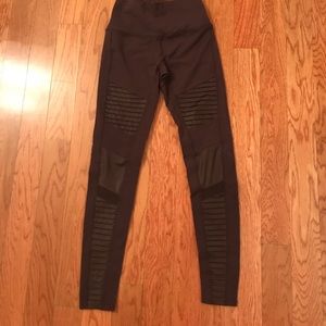 Used Mink Alo Moto Leggings