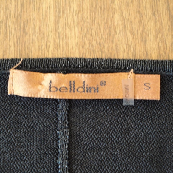 Black shimmer semi-sheer knit top - Picture 6 of 6