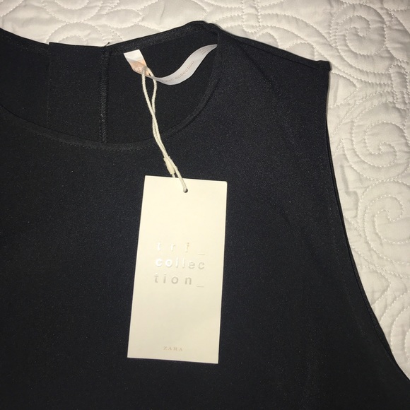 Zara NWT black crop top - Picture 4 of 5