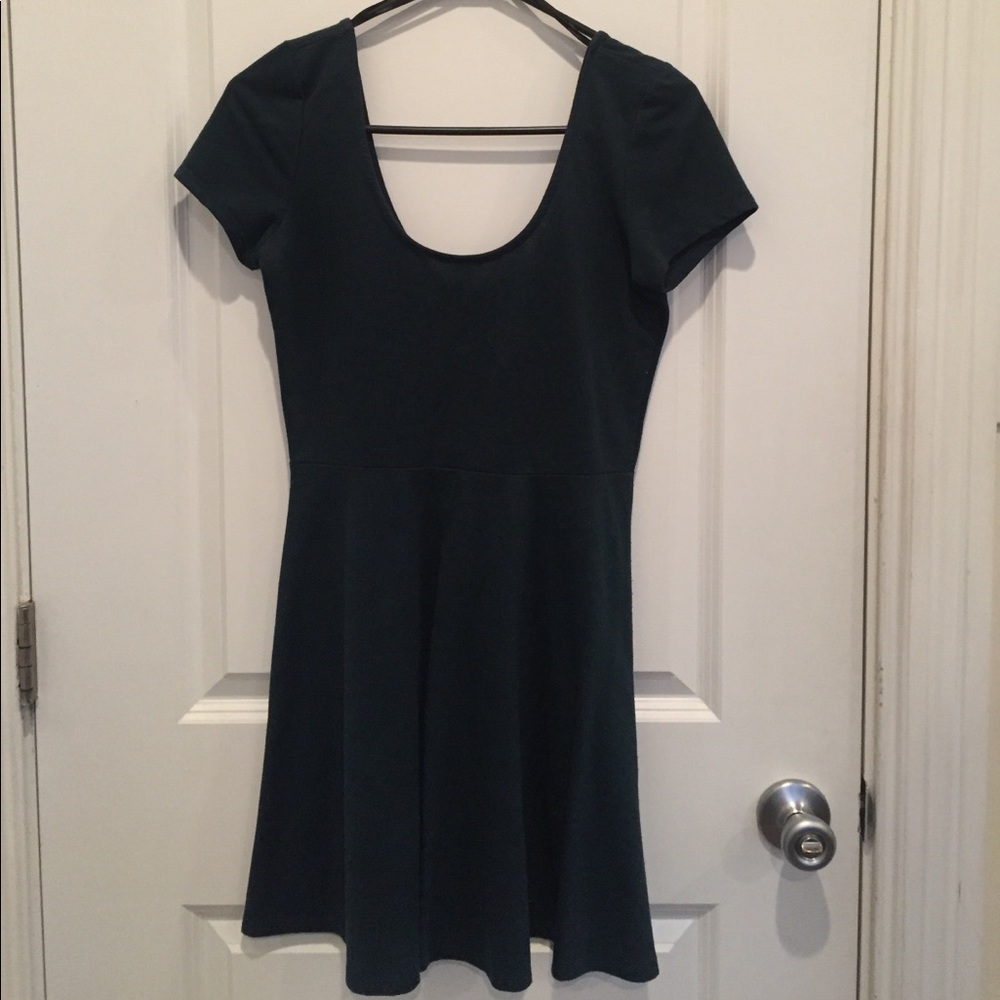 Dark green dress
