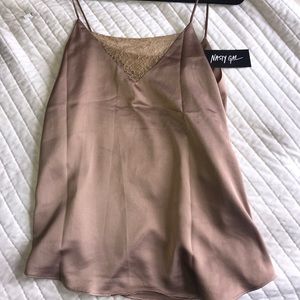 Golden bronze Nasty Gal camisole