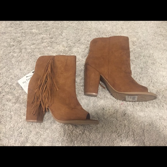 dolce vita open toe booties