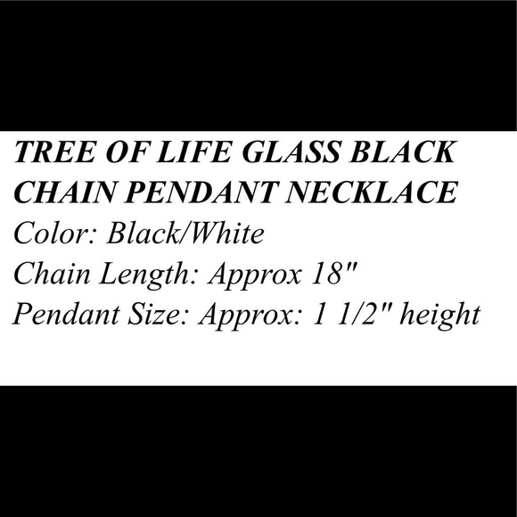 (R1) Ying Yang Tree of Life Necklace - Picture 3 of 3