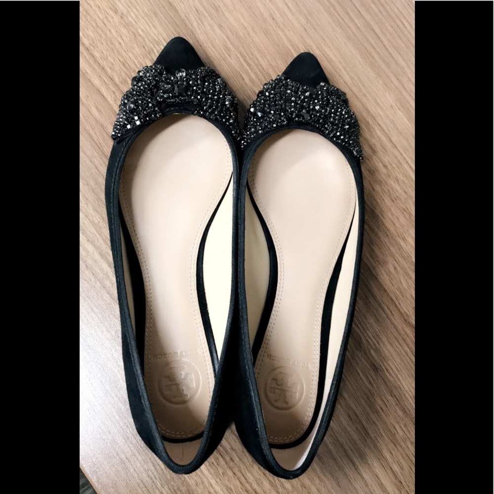Black Tory Burch flats