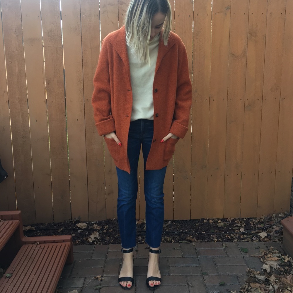 Vintage Orange Sigurd Olsen Coat - Picture 2 of 7
