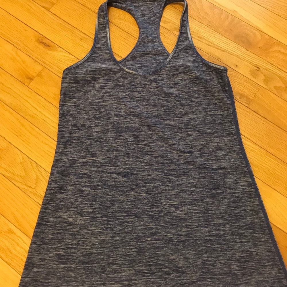 Purple racer back tank