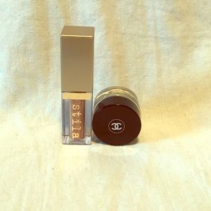 Stila and Chanel Glitter Eyeshadow