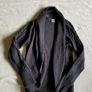 Dark Gray Cardigan Sweater Size Small