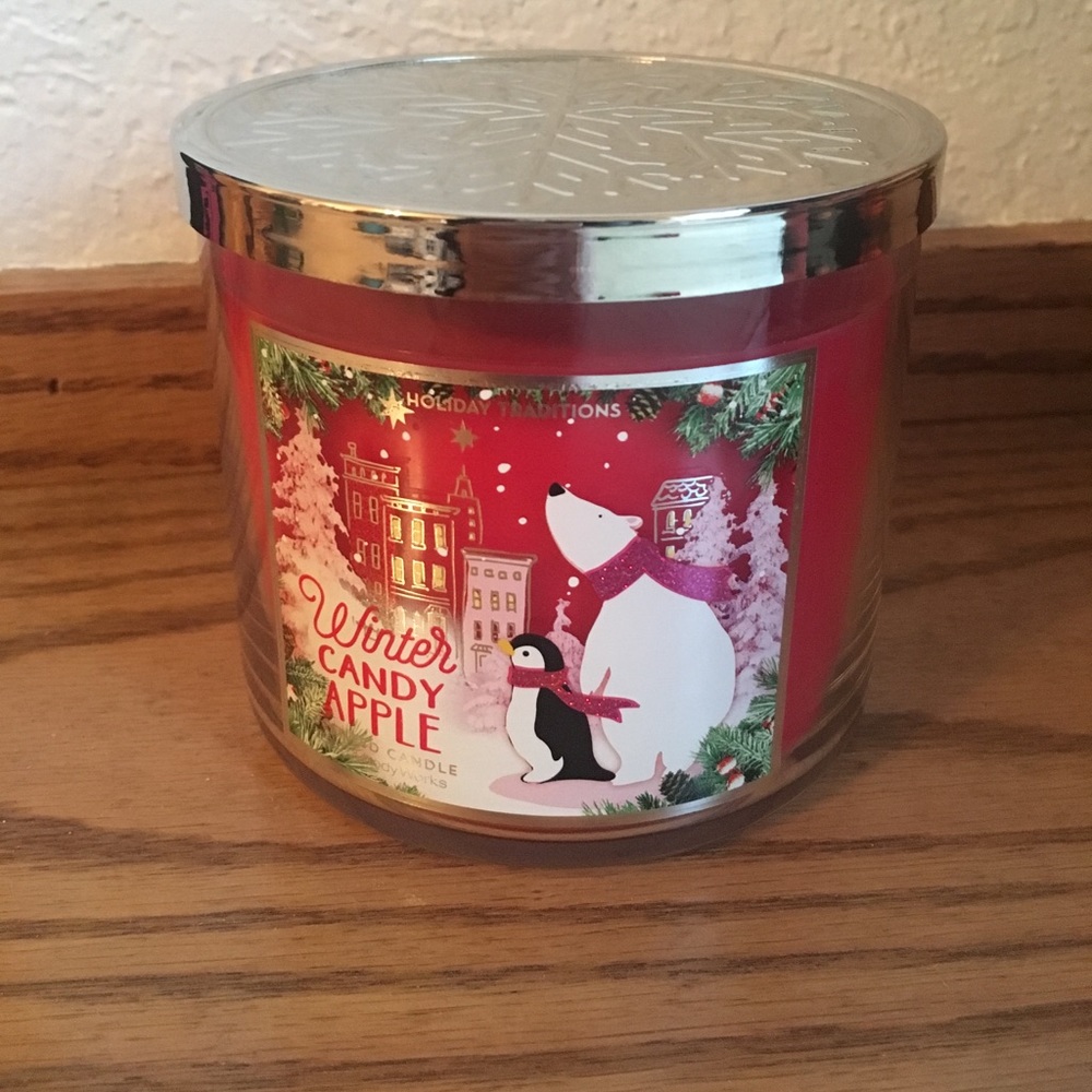Bath and Body Works Winter Candy Apple Candle