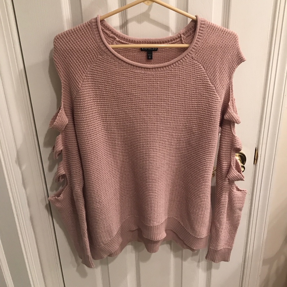 EXPRESS light pink sweater