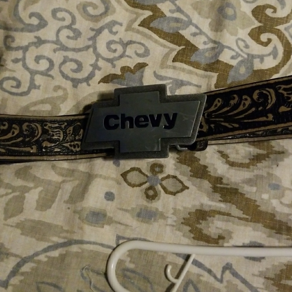 Chevy Belt buckle with belt.