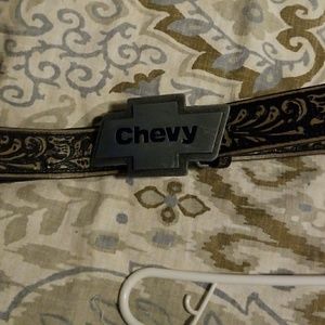 Chevy Belt buckle with belt.