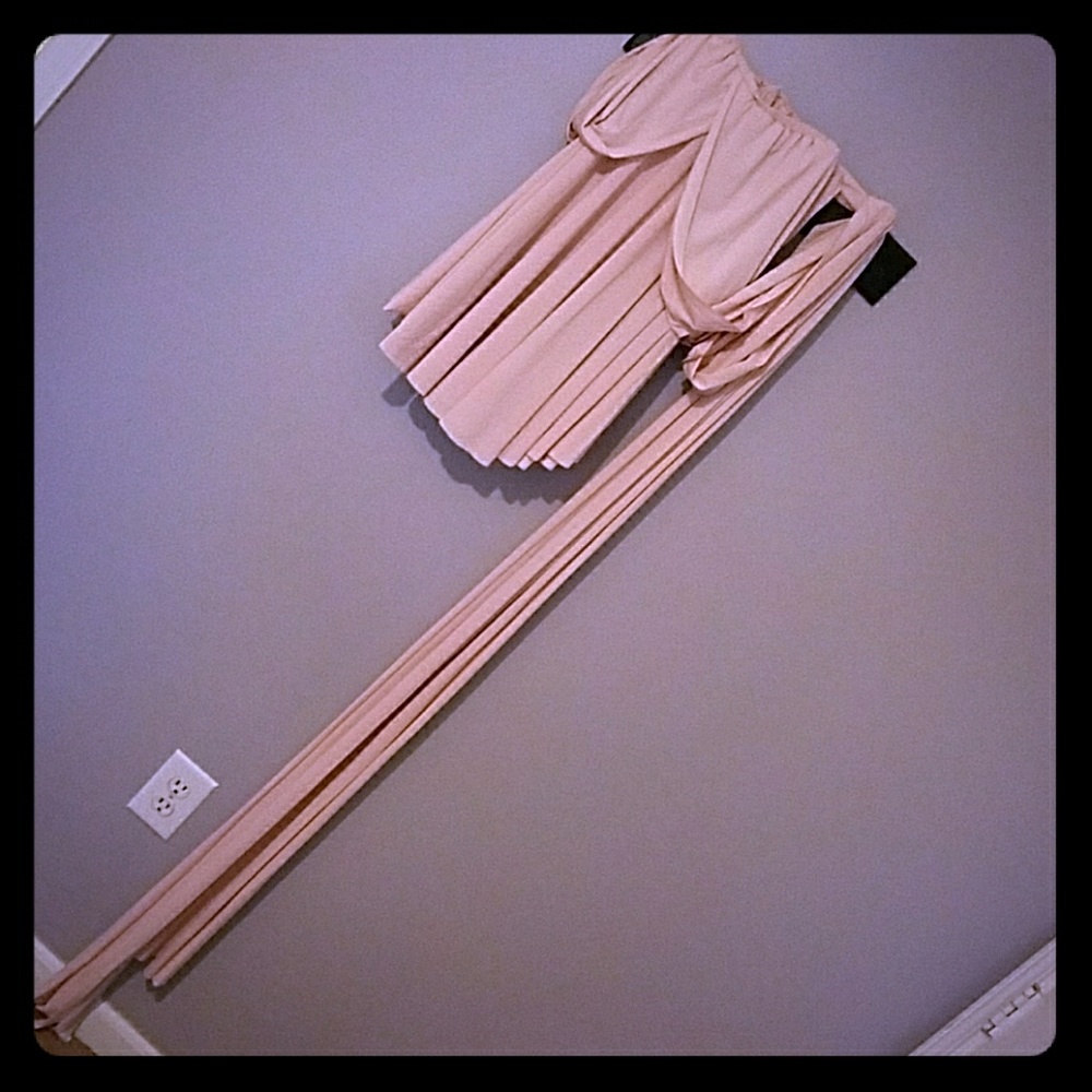 2/$50. Blush convertible dress with  matching bandeau