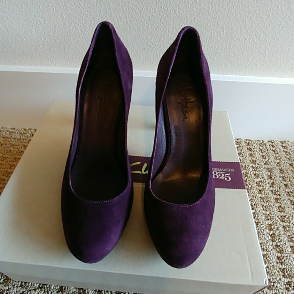 Brand New Cole Haan Leather Suede Heels NWOT